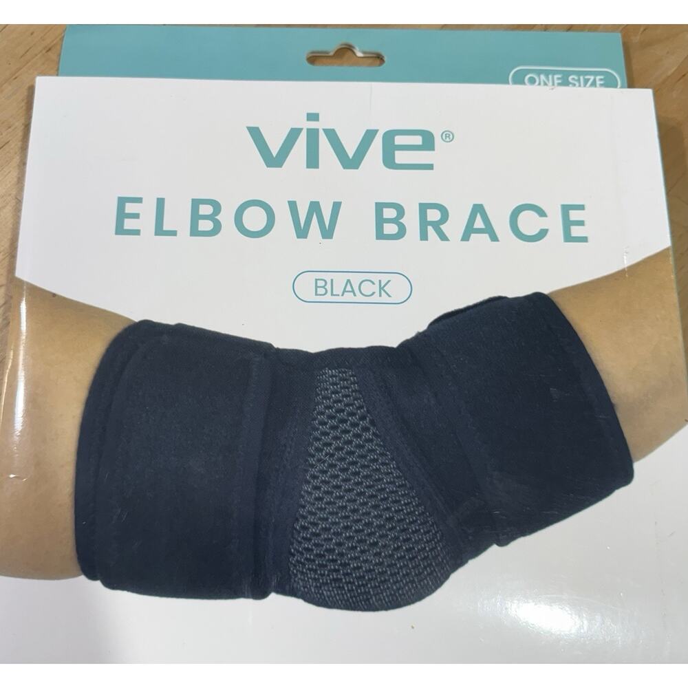 Vive Elbow Brace Compression Sleeve, Tendonitis Support Left Or Right Arm
